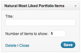Natural Most Liked Portfolio Items